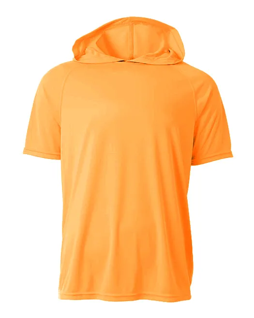 A4 Men's Short Sleeve Hooded Tee