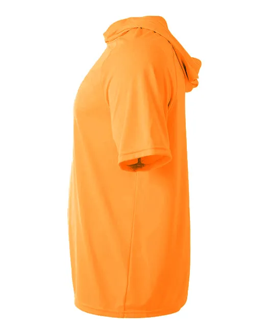 A4 Men's Short Sleeve Hooded Tee