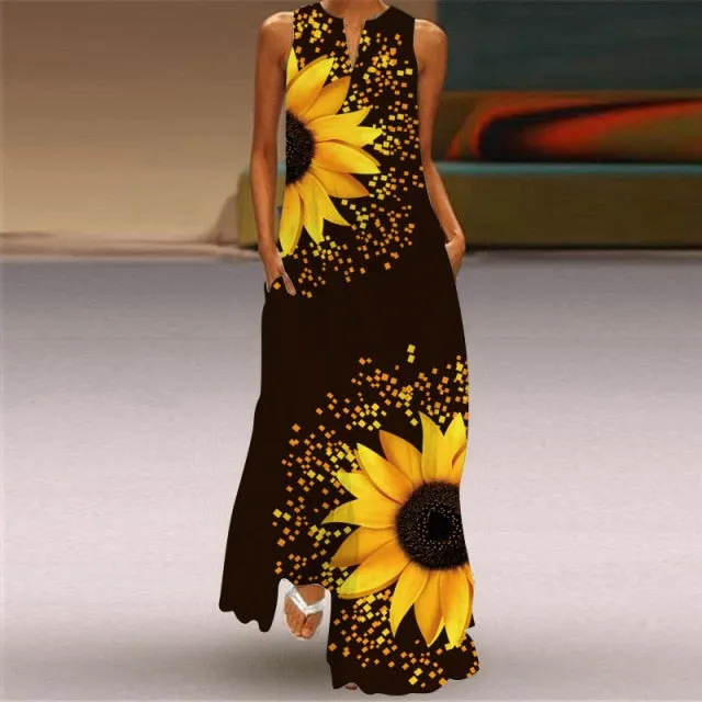 Amy Fashion - Elegant Robe Party Sleeveless Dresses