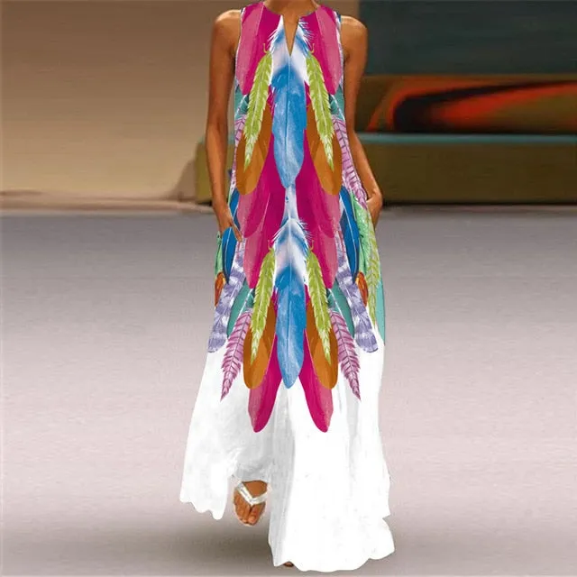 Amy Fashion - Elegant Robe Party Sleeveless Dresses