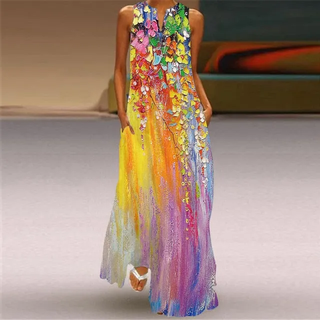 Amy Fashion - Elegant Robe Party Sleeveless Dresses