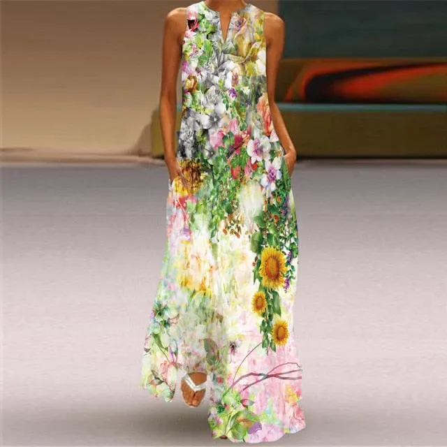 Amy Fashion - Elegant Robe Party Sleeveless Dresses