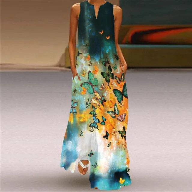 Amy Fashion - Elegant Robe Party Sleeveless Dresses