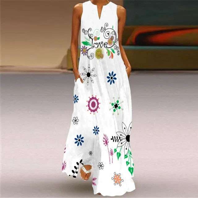 Amy Fashion - Elegant Robe Party Sleeveless Dresses