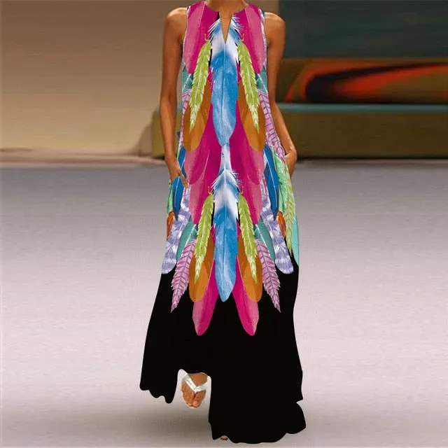 Amy Fashion - Elegant Robe Party Sleeveless Dresses