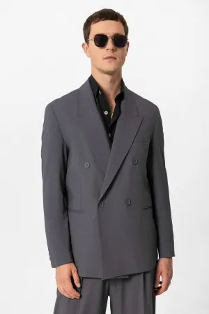 ANT Single Button Double-breasted Men's Blazer Jacket - Bruchsal
