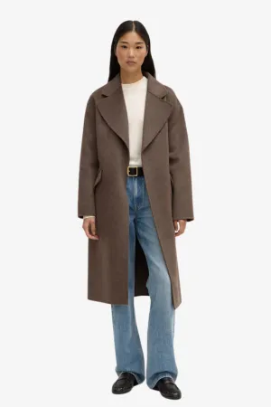 Assembly Label - Sadie Single Breasted Coat - Cocoa Marle