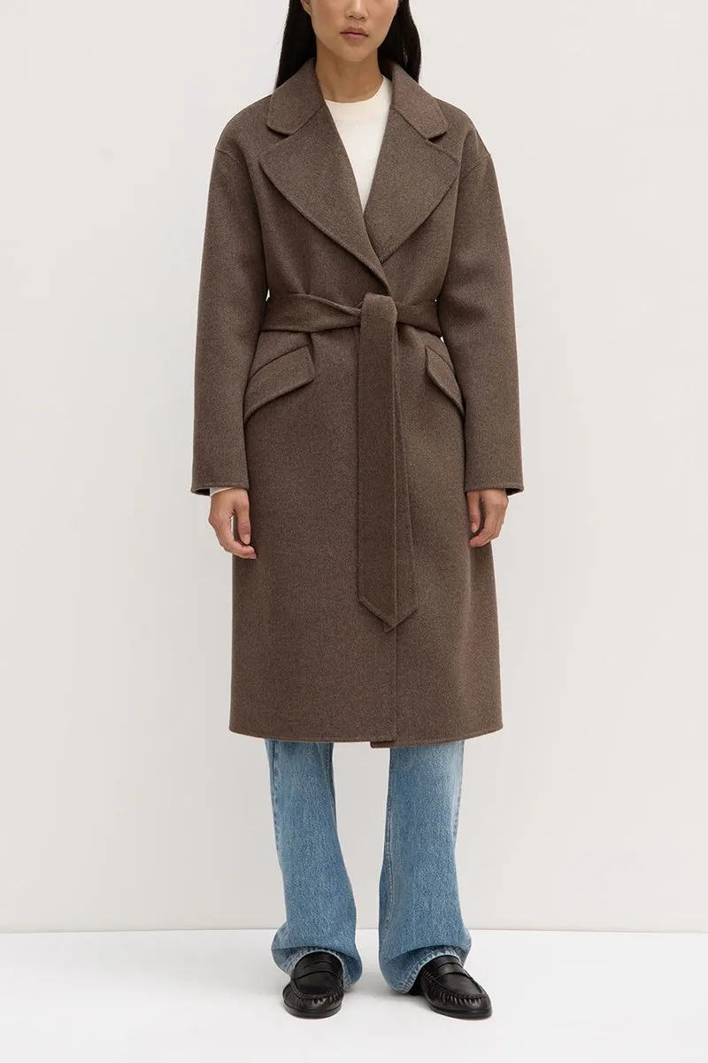 Assembly Label - Sadie Single Breasted Coat - Cocoa Marle