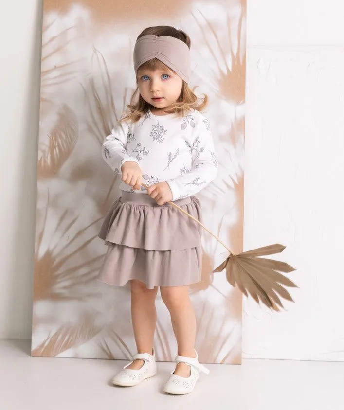 Bamar Nicol Skirt girl beige GAJA