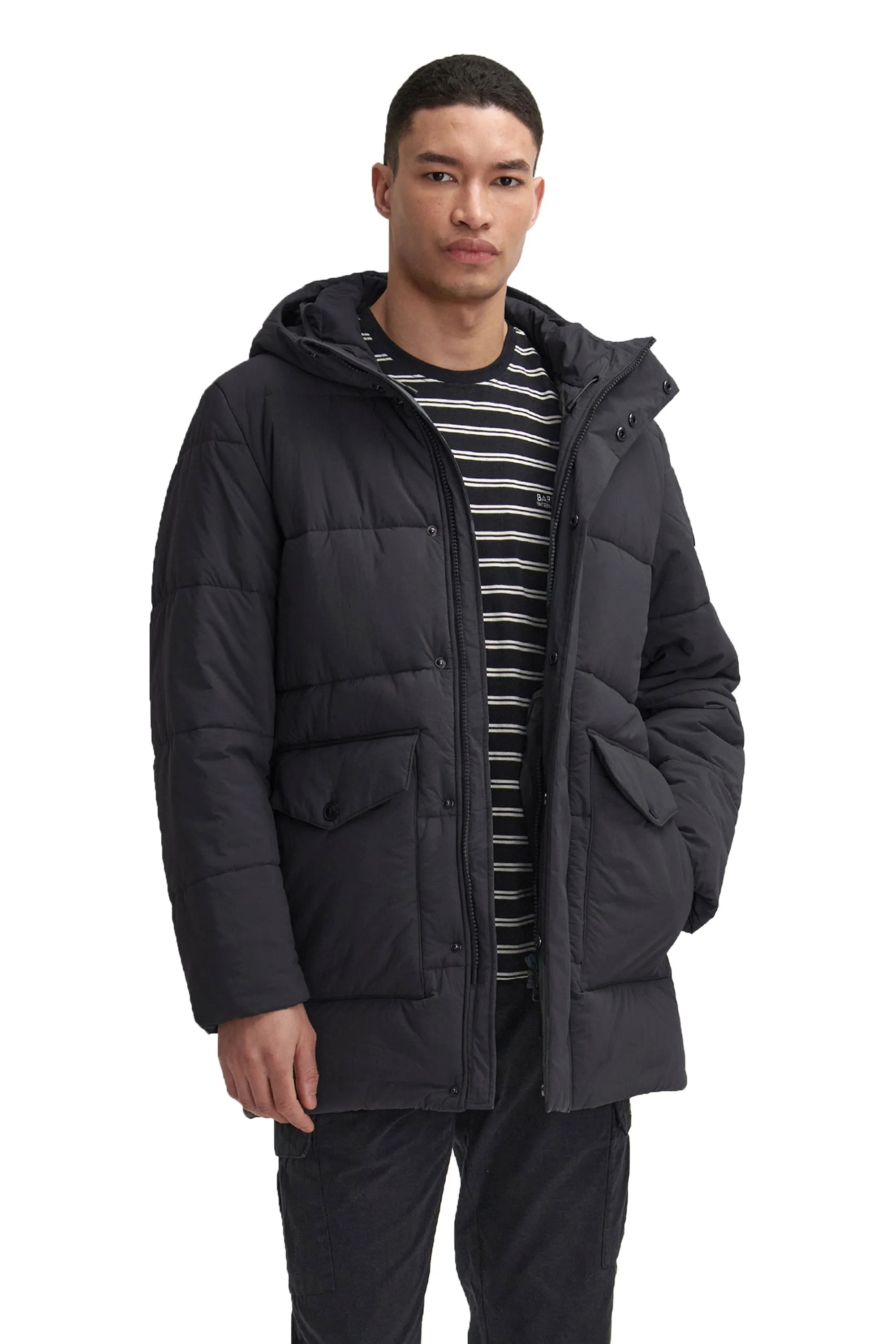 Barbour International Sutley Quilt Black