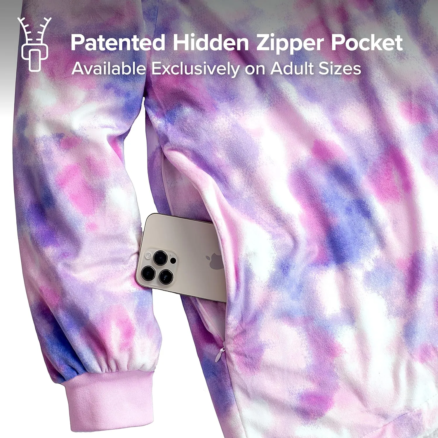 Bare Home Wearable Blanket B-Cozy Hoodie - Soft Plush Sherpa - Warm and Cozy - Oversized Wearable Blanket - Adult & Kid Sizes