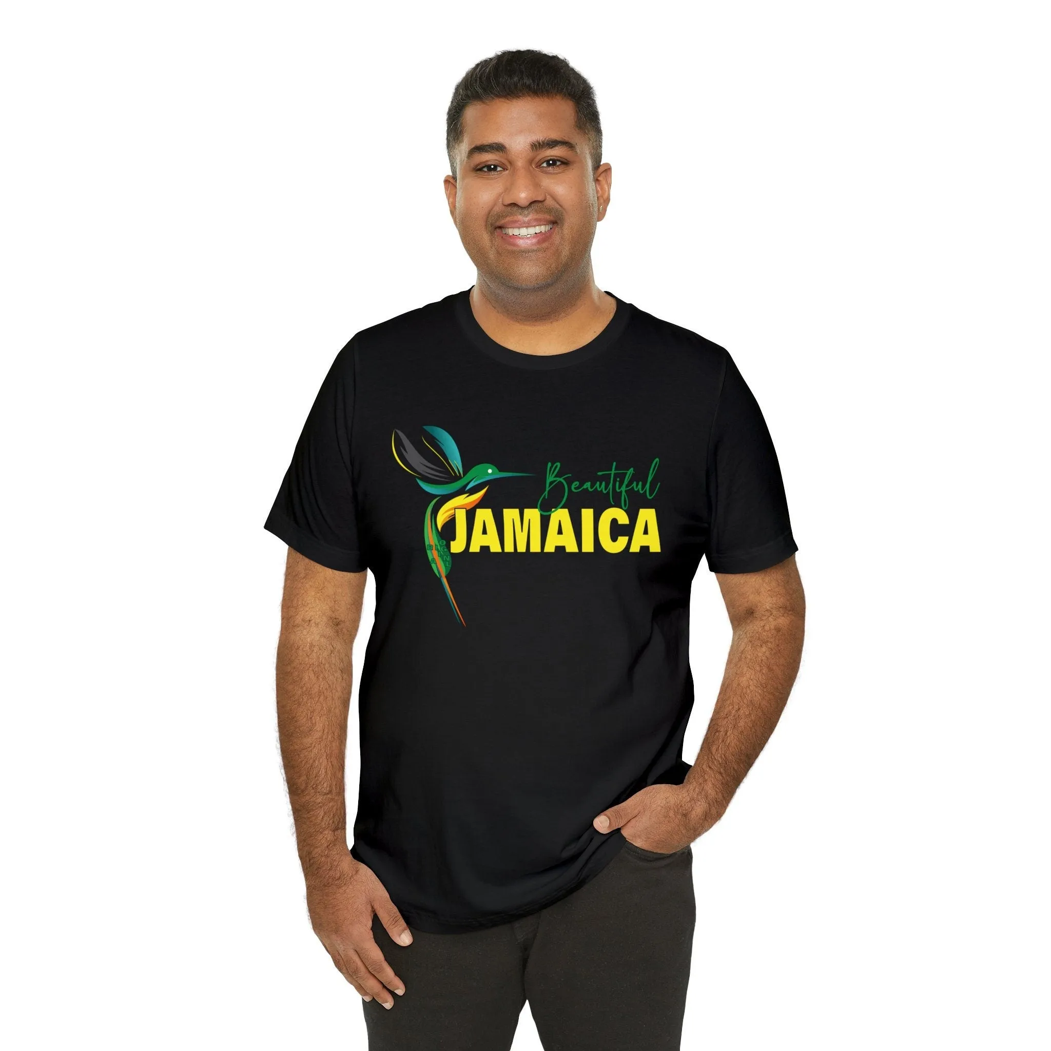 Beautiful Jamaica T shirts | Oversize Men Dress Shirt Big Women Unique Tee | Unisex Slim fit Jersey Short Sleeve Tee