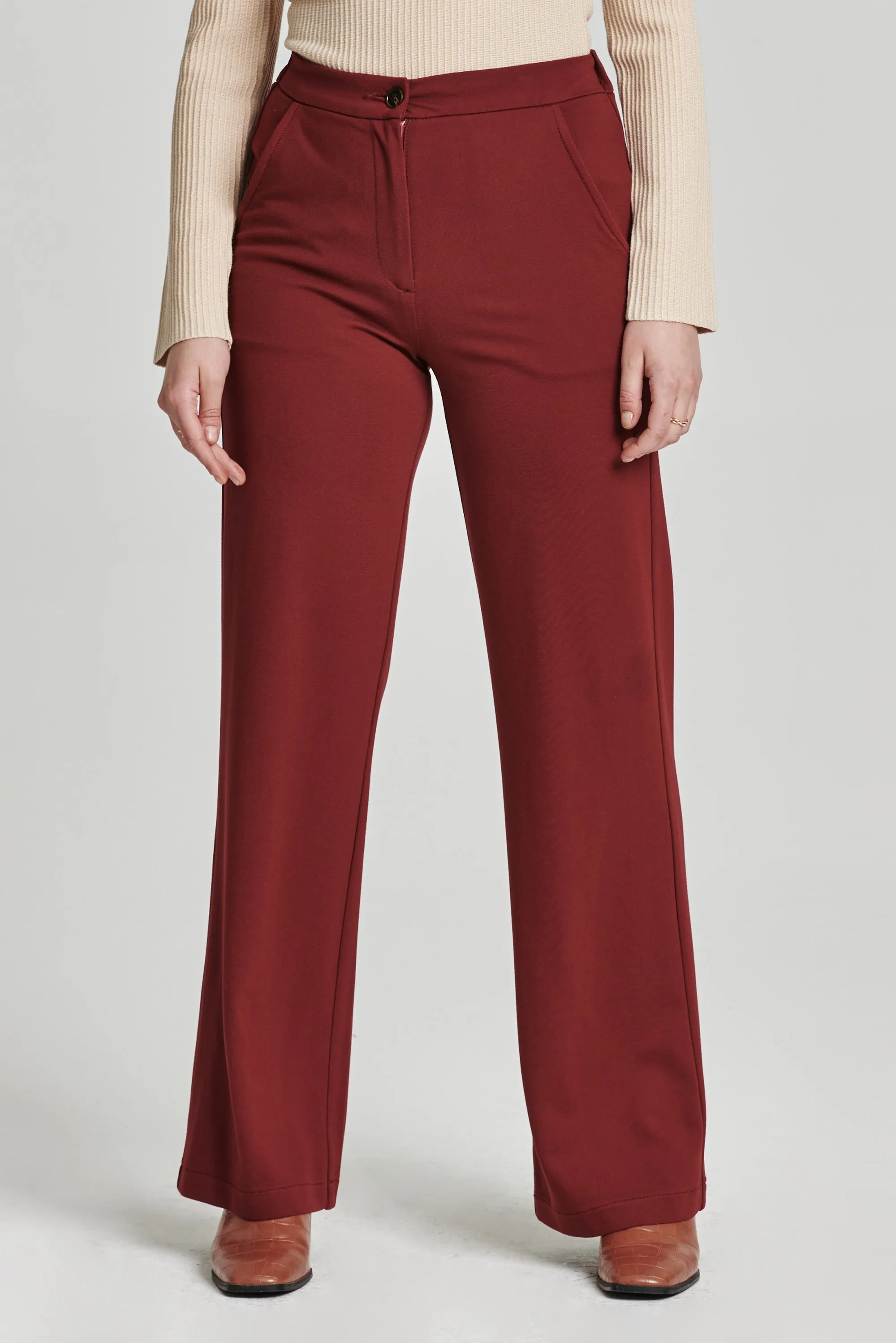 BISHOP WIDE LEG PANT VINO PONTE