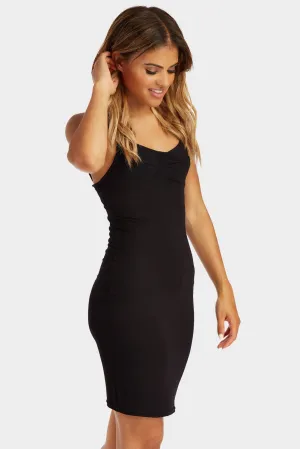 Black Bodycon Bustier Mini Dress