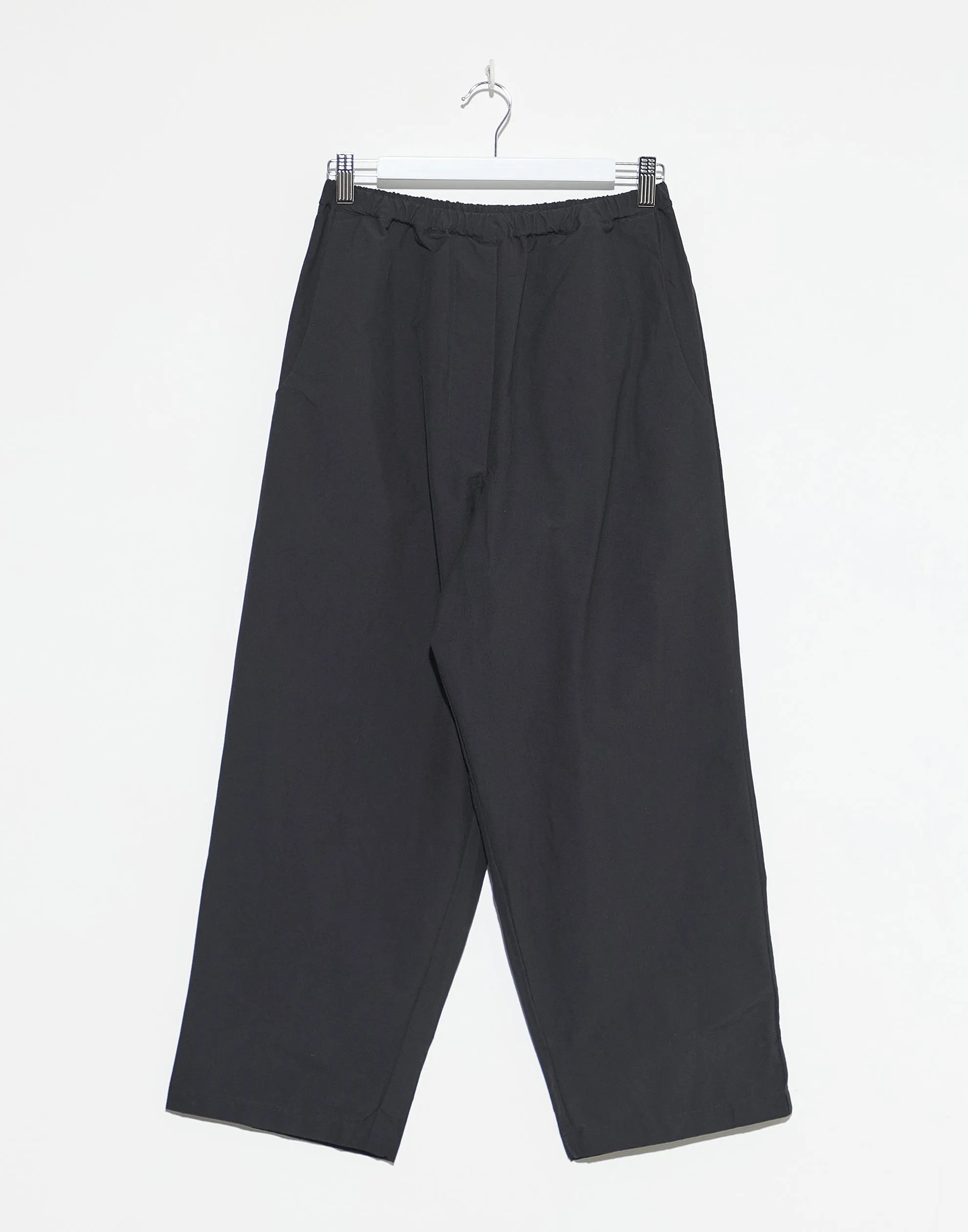 Black Cotton Blend Ronic Worker Pants