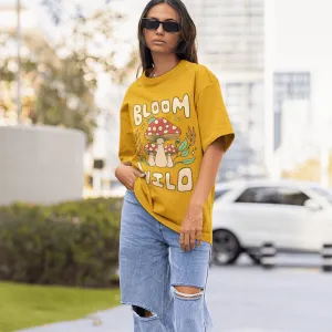 Bloom Wild Unisex T-shirts- Oversized Fits