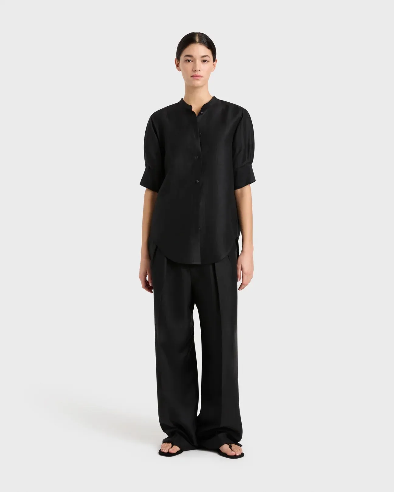 Bormio Short Sleeve Shirt in Black