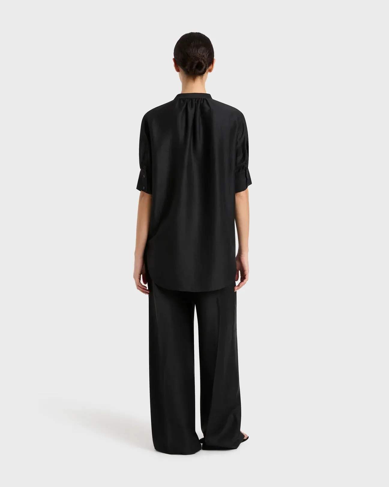 Bormio Short Sleeve Shirt in Black