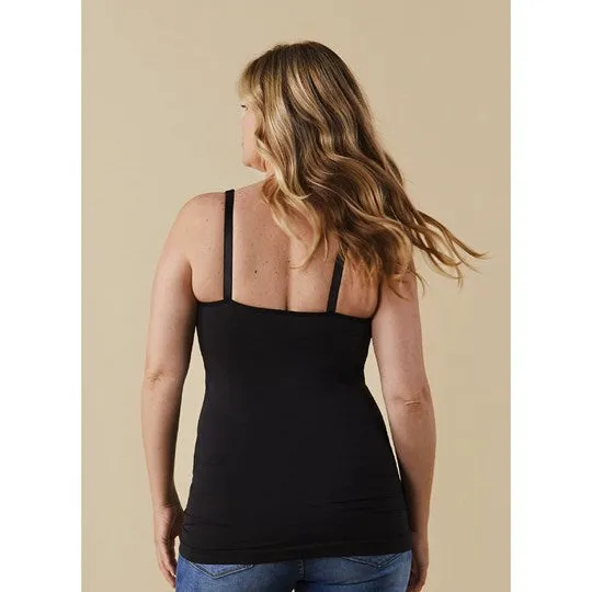 Bravado Classic Nursing Cami - Black (4 Sizes)
