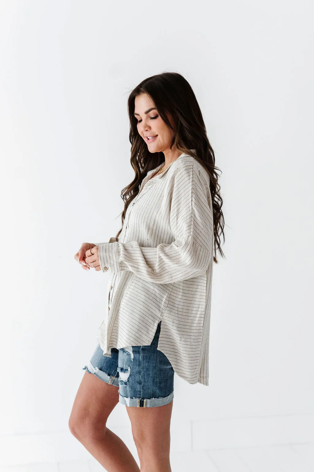 Brett Linen Button Up