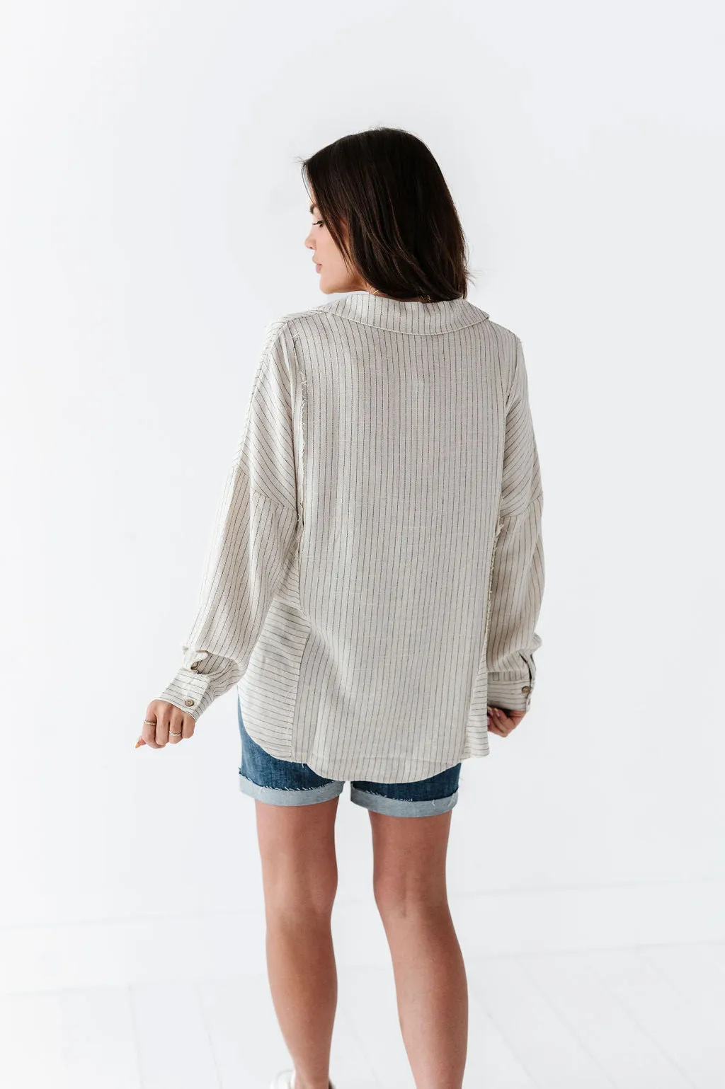 Brett Linen Button Up