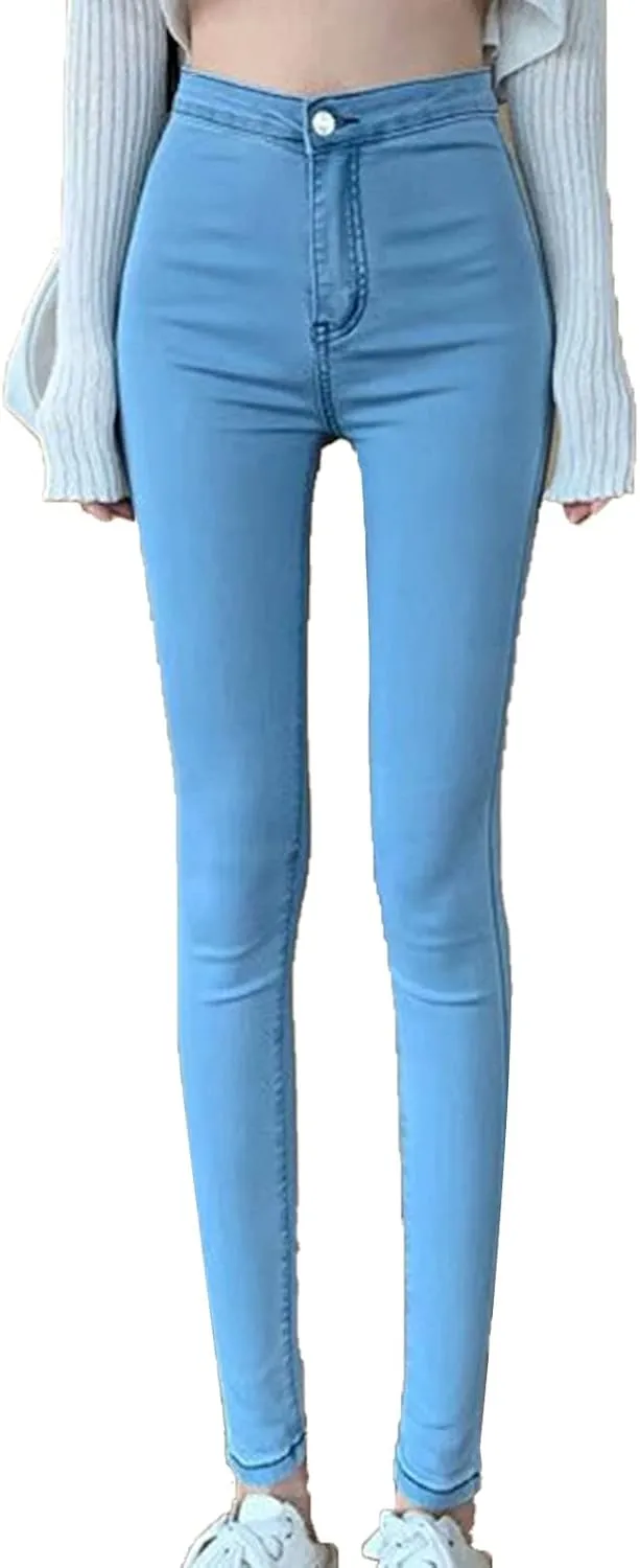 Butt Lifting Skinny Jeans for Women High Waisted Tapered Leg Denim Pants Stretch Classic Casual Slim Fit Jean