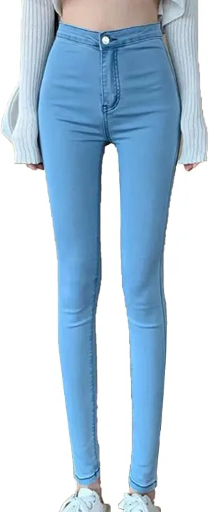 Butt Lifting Skinny Jeans for Women High Waisted Tapered Leg Denim Pants Stretch Classic Casual Slim Fit Jean