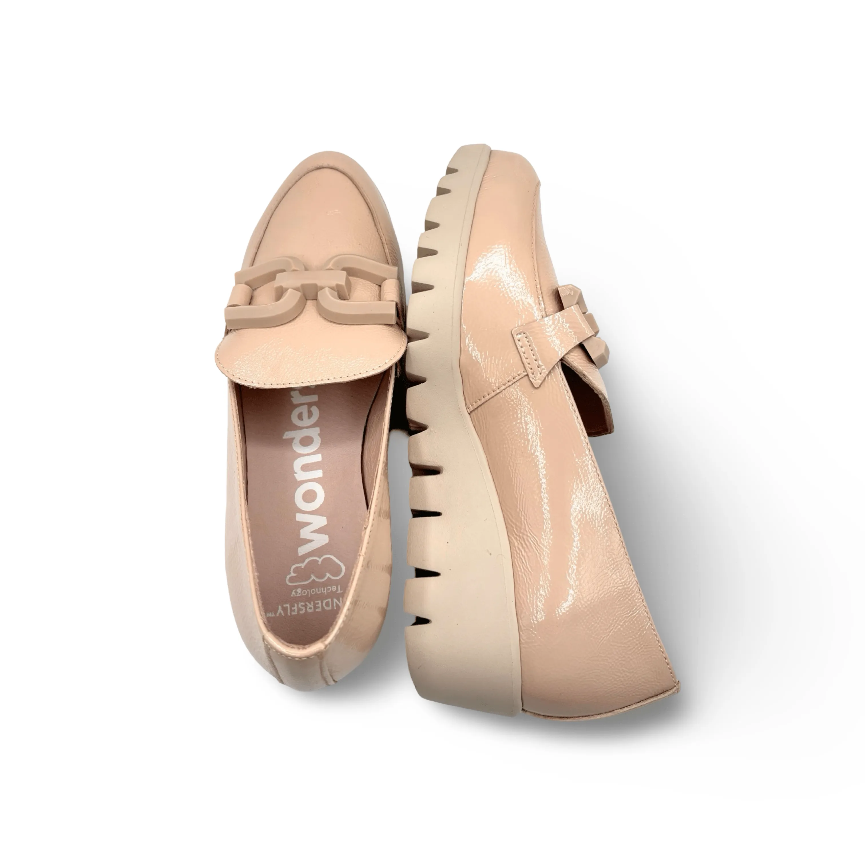 C33311 Nude Platform Loafer