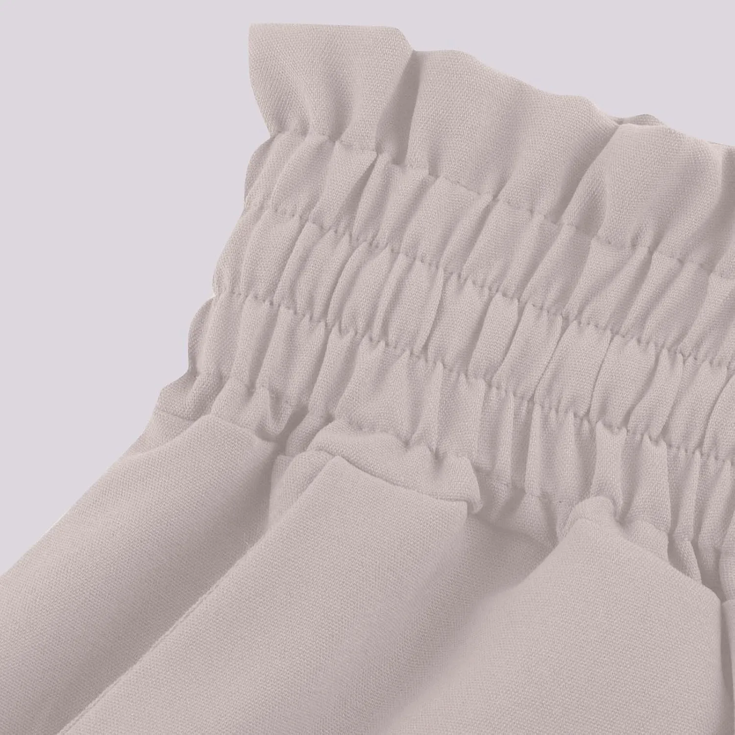 Canbebig Palazzo Pants for Women High Waist Loose Wide Leg Trousers Solid Dressy Culottes Elastic Waist Flowy Classy Pants