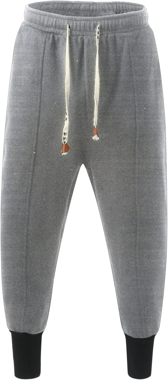 Cargo Pants for Men Relaxed Fit Mens Cargo Pants Waist Solid Color Pants Pocket Loose Fleece Casual Pants Men Fashion