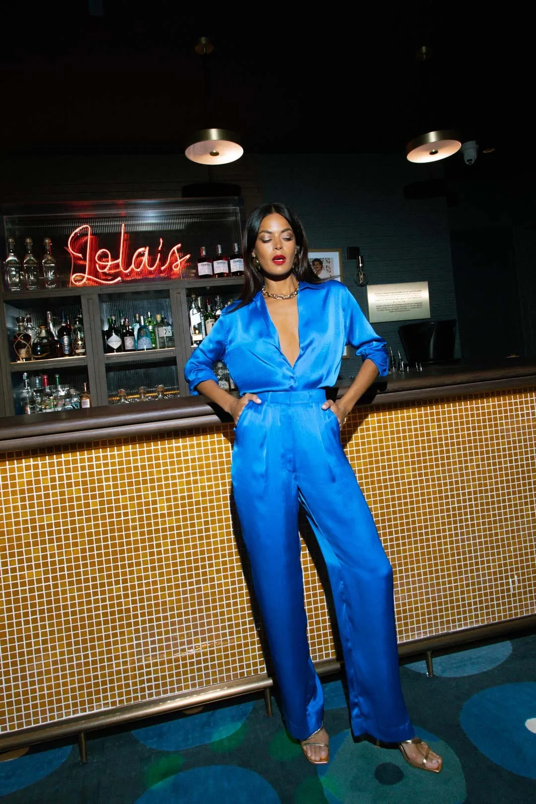 Cassia Trouser In Blue