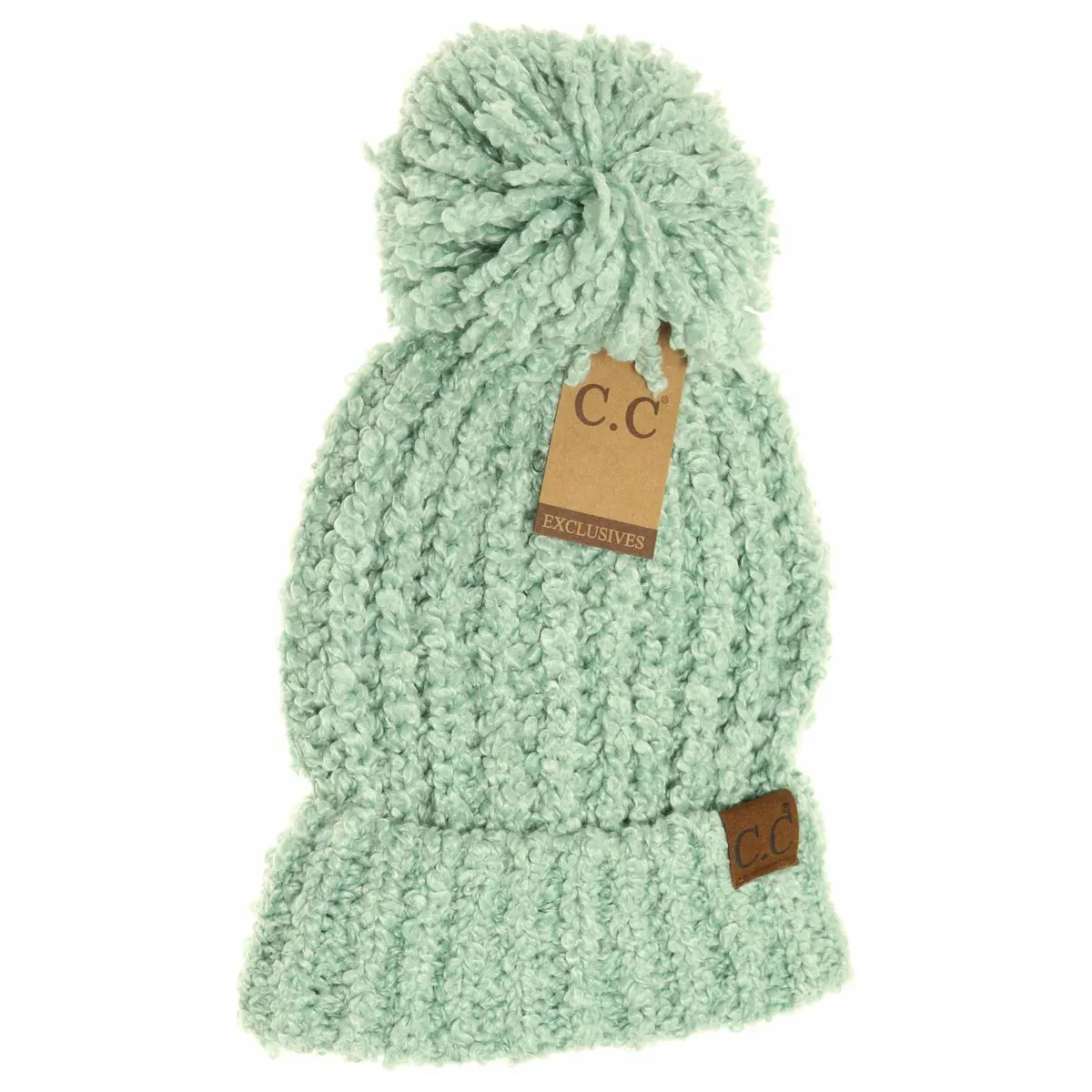 C.C Beanie Chenille Pom Beanie