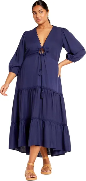 City Chic Women's Apparel Women's Plus Size Cabana Dress
