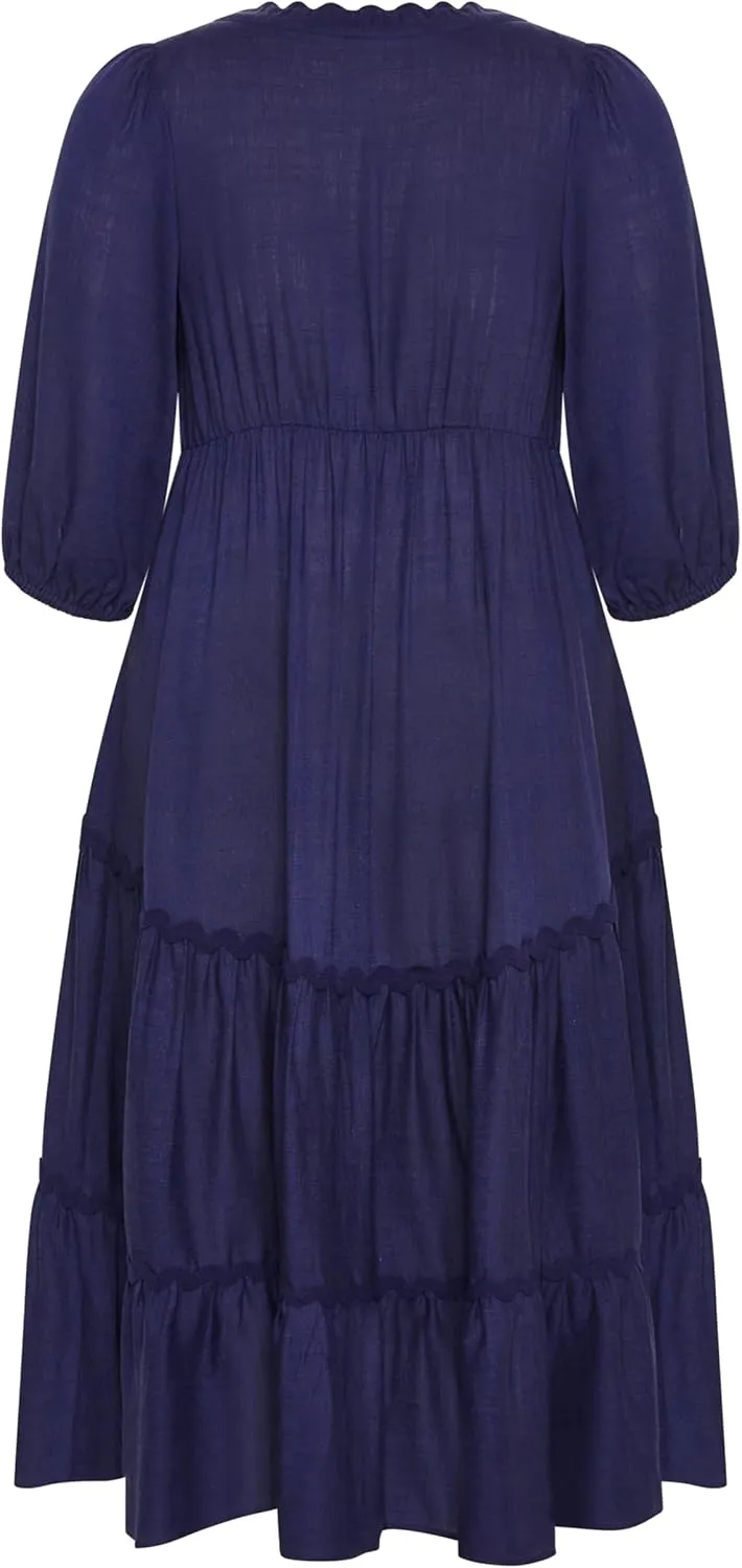 City Chic Women's Apparel Women's Plus Size Cabana Dress