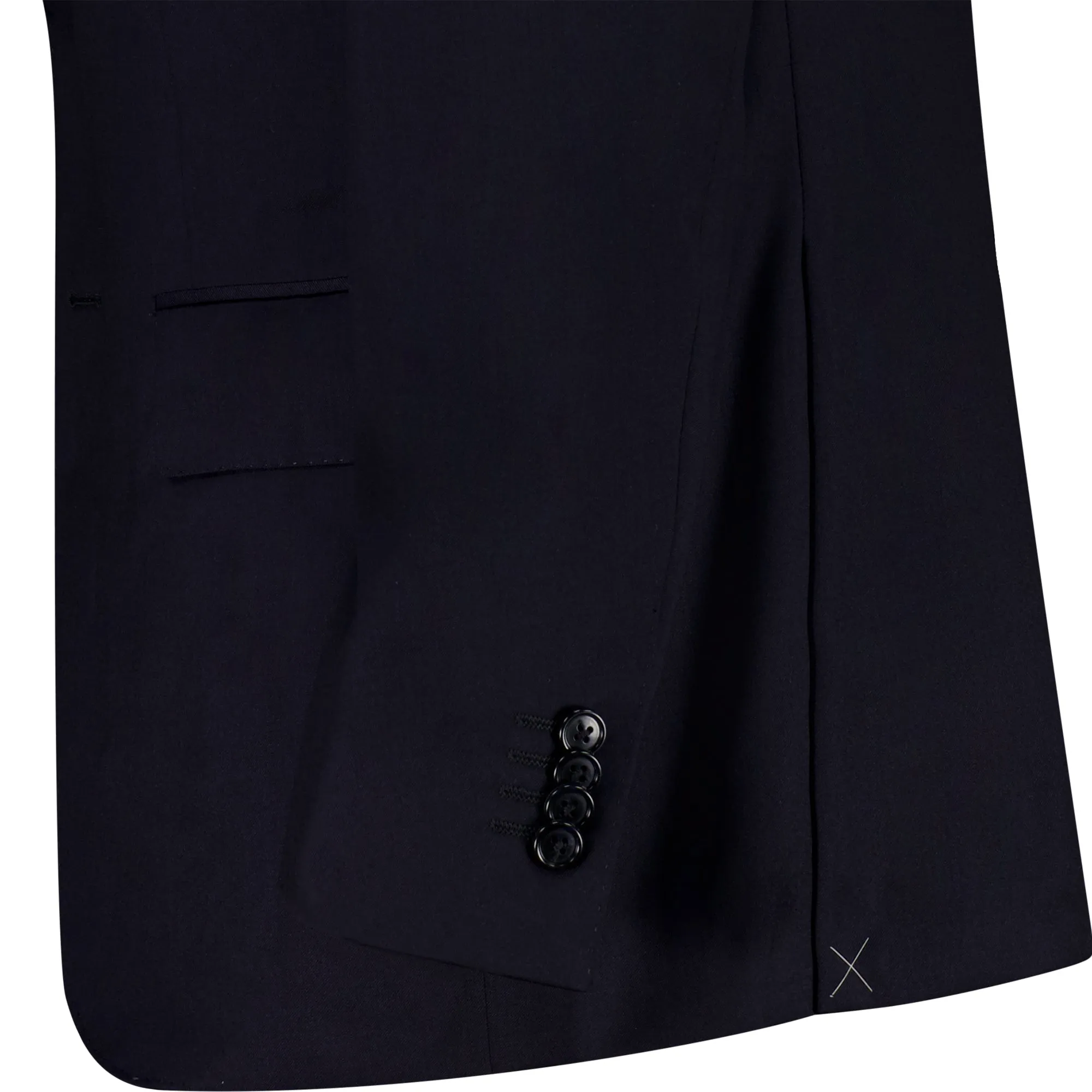 CORNELIANI Plain Leader Wool Suits NAVY REG