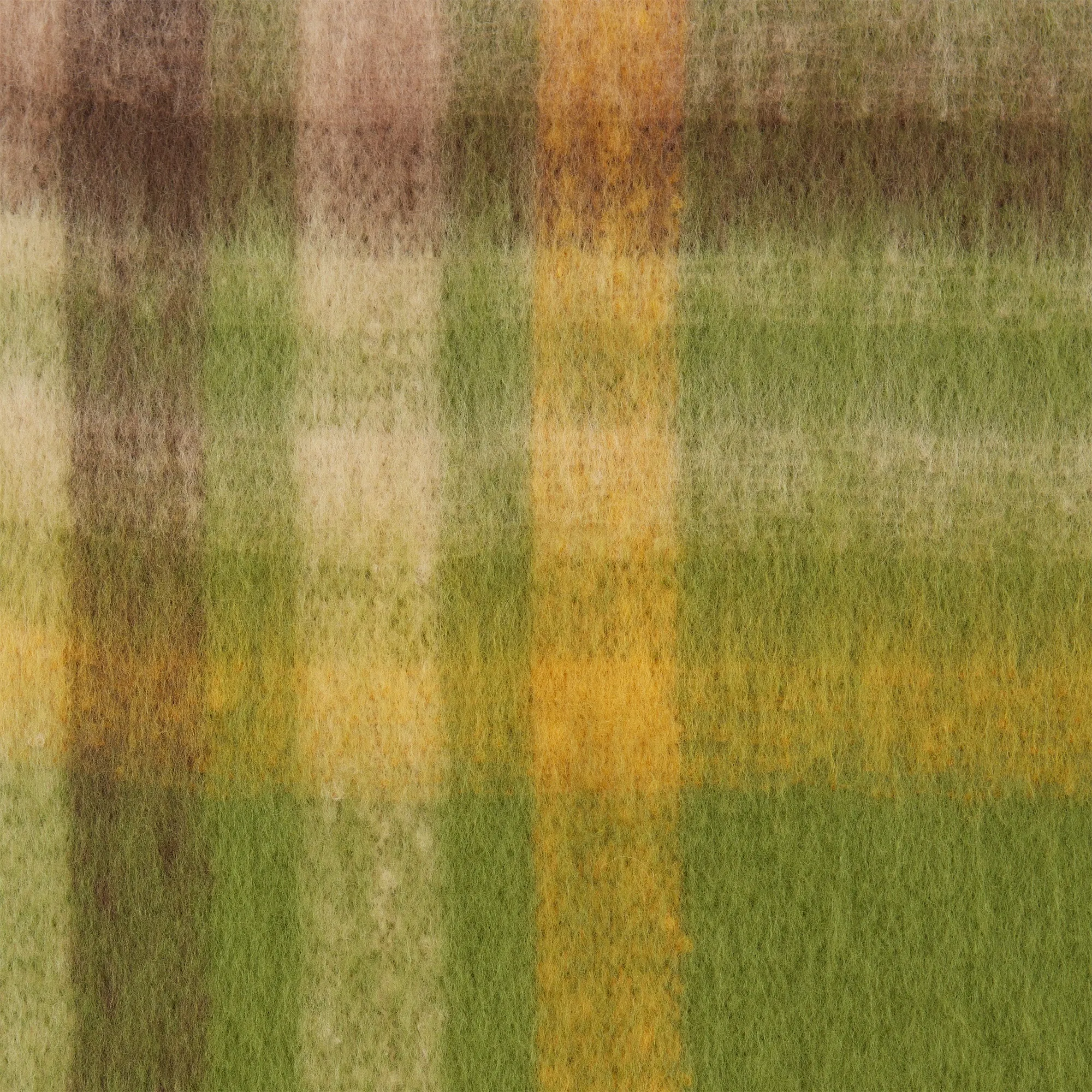 Cozy Plaid Scarf - Green