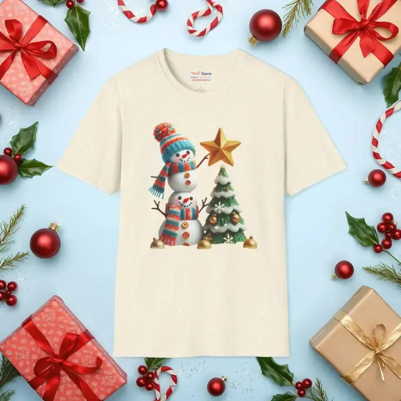 Cozy Snowman Tee for Chic Winter Vibes