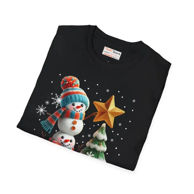Cozy Snowman Tee for Chic Winter Vibes