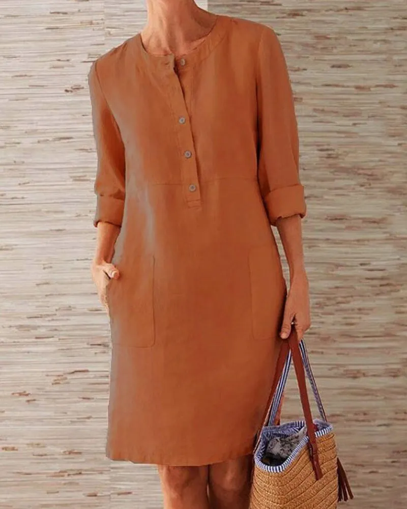 Daphne™  Elegant Plain Dress