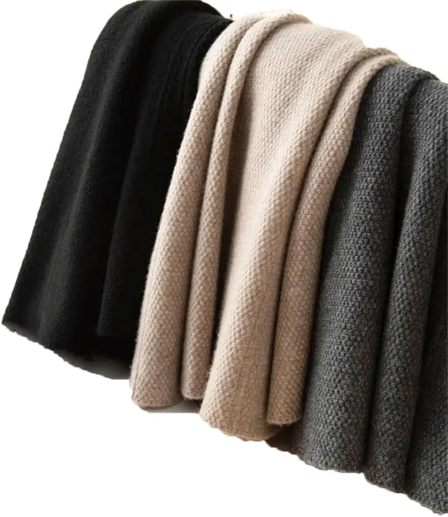 DBFBDTU Womens Wool Skirt Knitted Ribbed Knit A-Line Skirts Pleated Knit Sweater Midi Skirts