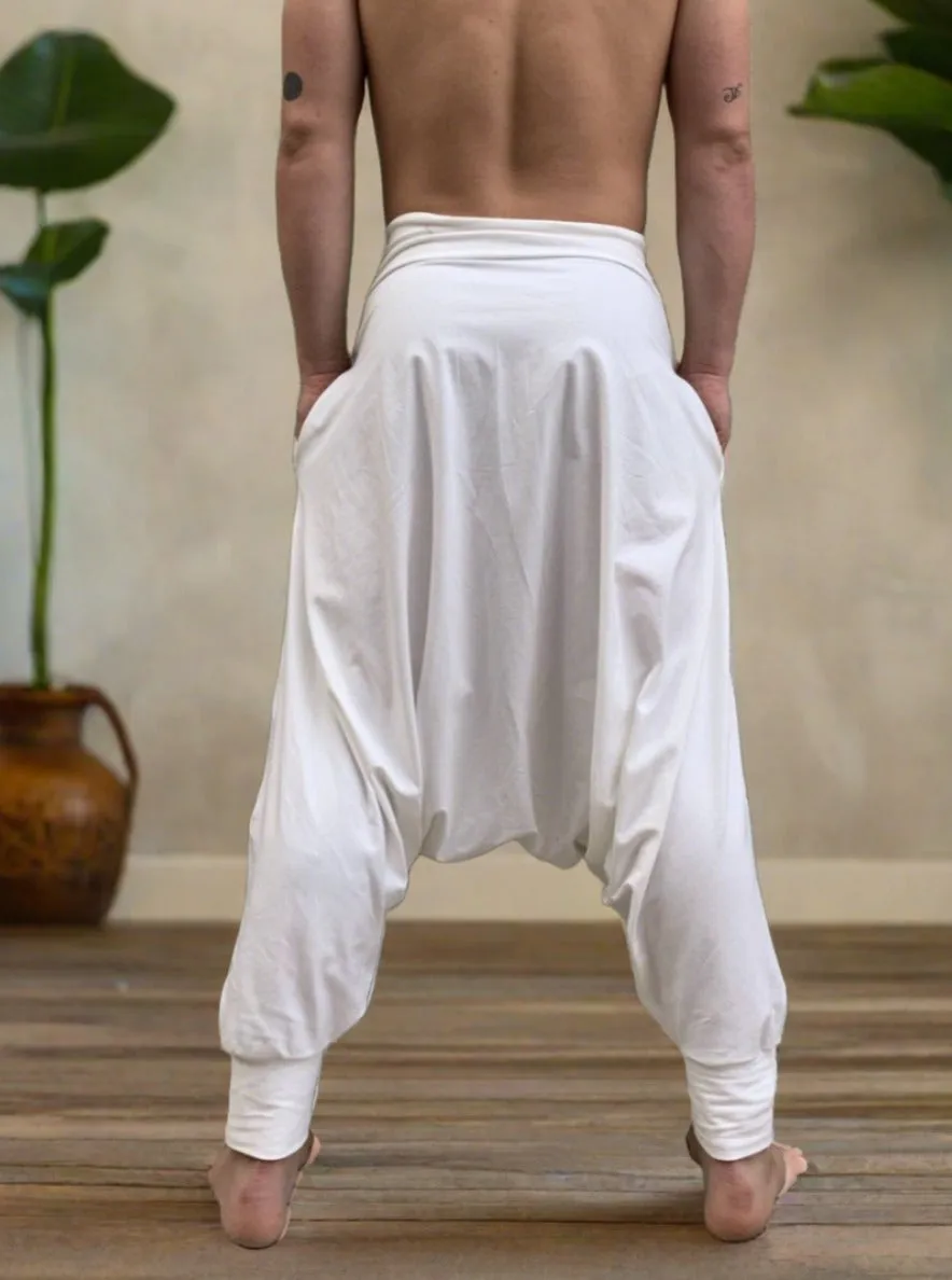 Deep Stretch White Pants | Him