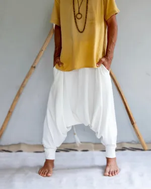 Deep Stretch White Pants | Him
