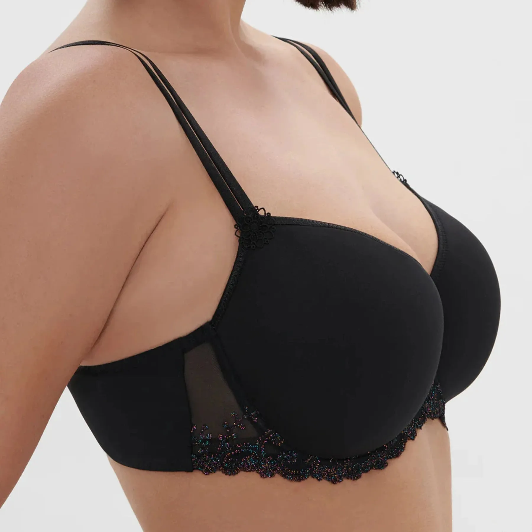 Delice 3D Molded Bra 12X343 - Gem Black