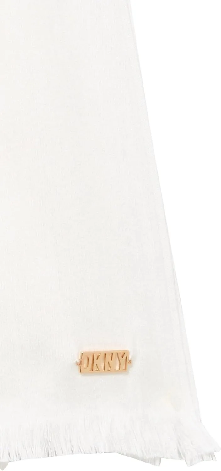 DKNY womens Oversized Eyelash Fringe Basic Scarf