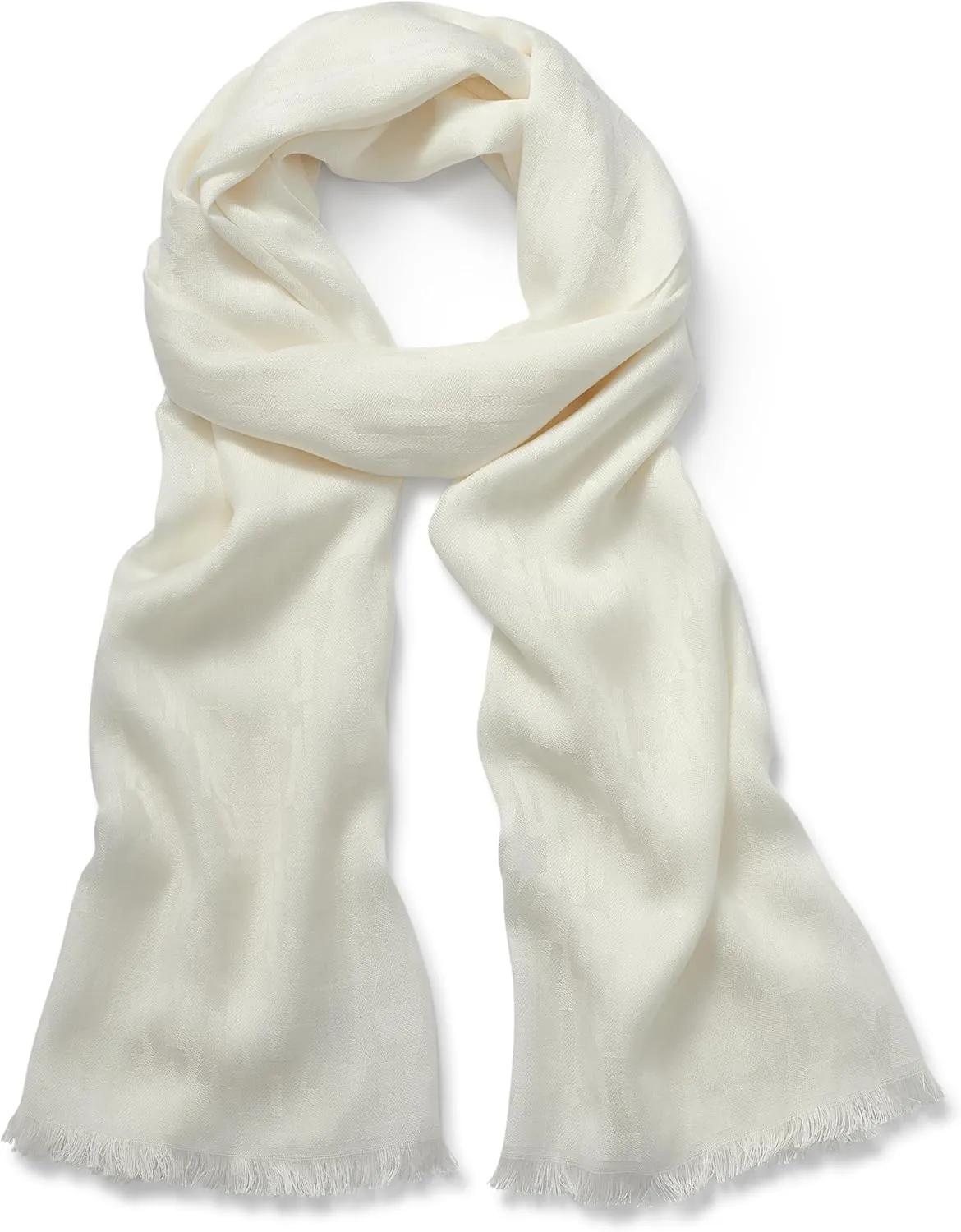 DKNY womens Oversized Eyelash Fringe Scarf
