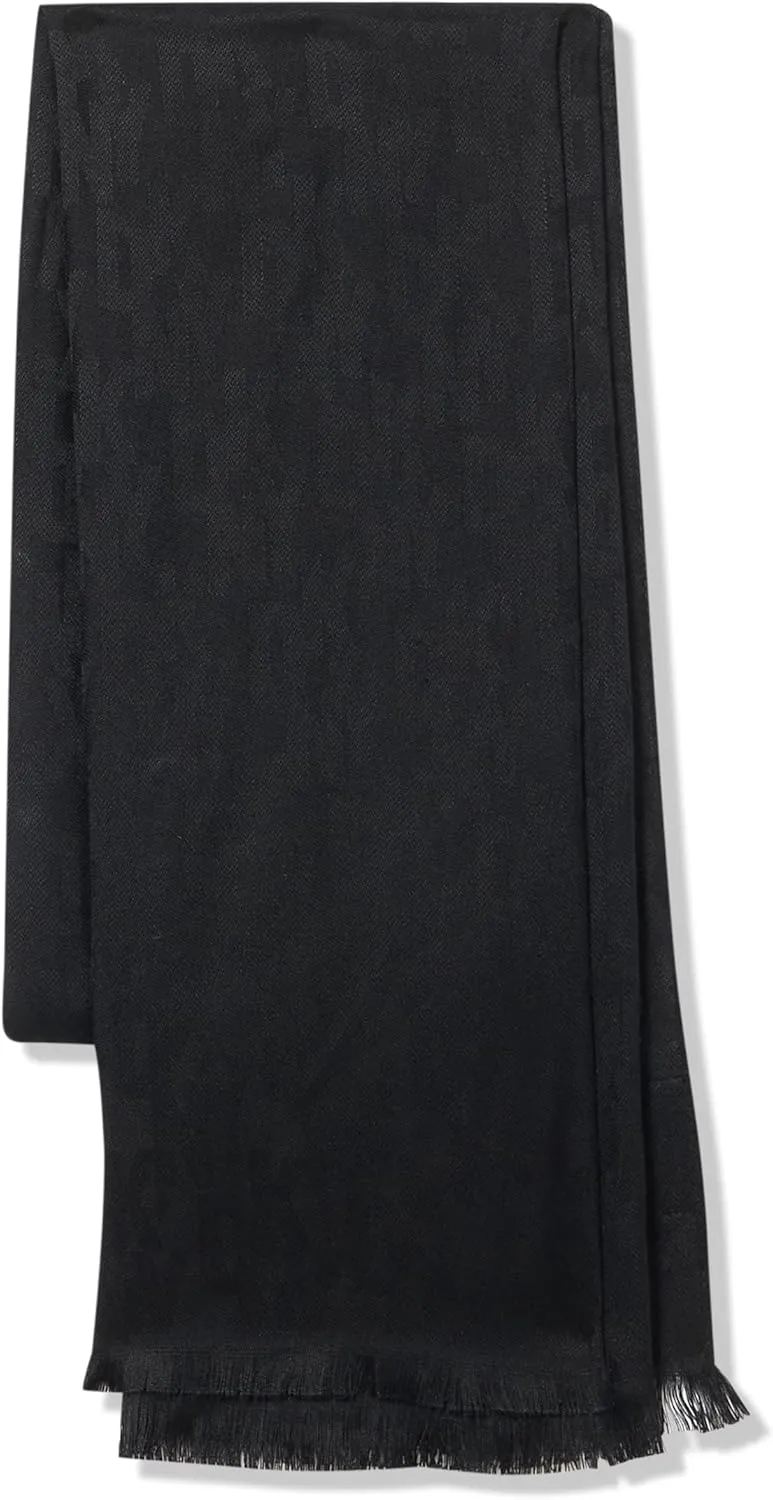 DKNY womens Oversized Eyelash Fringe Scarf