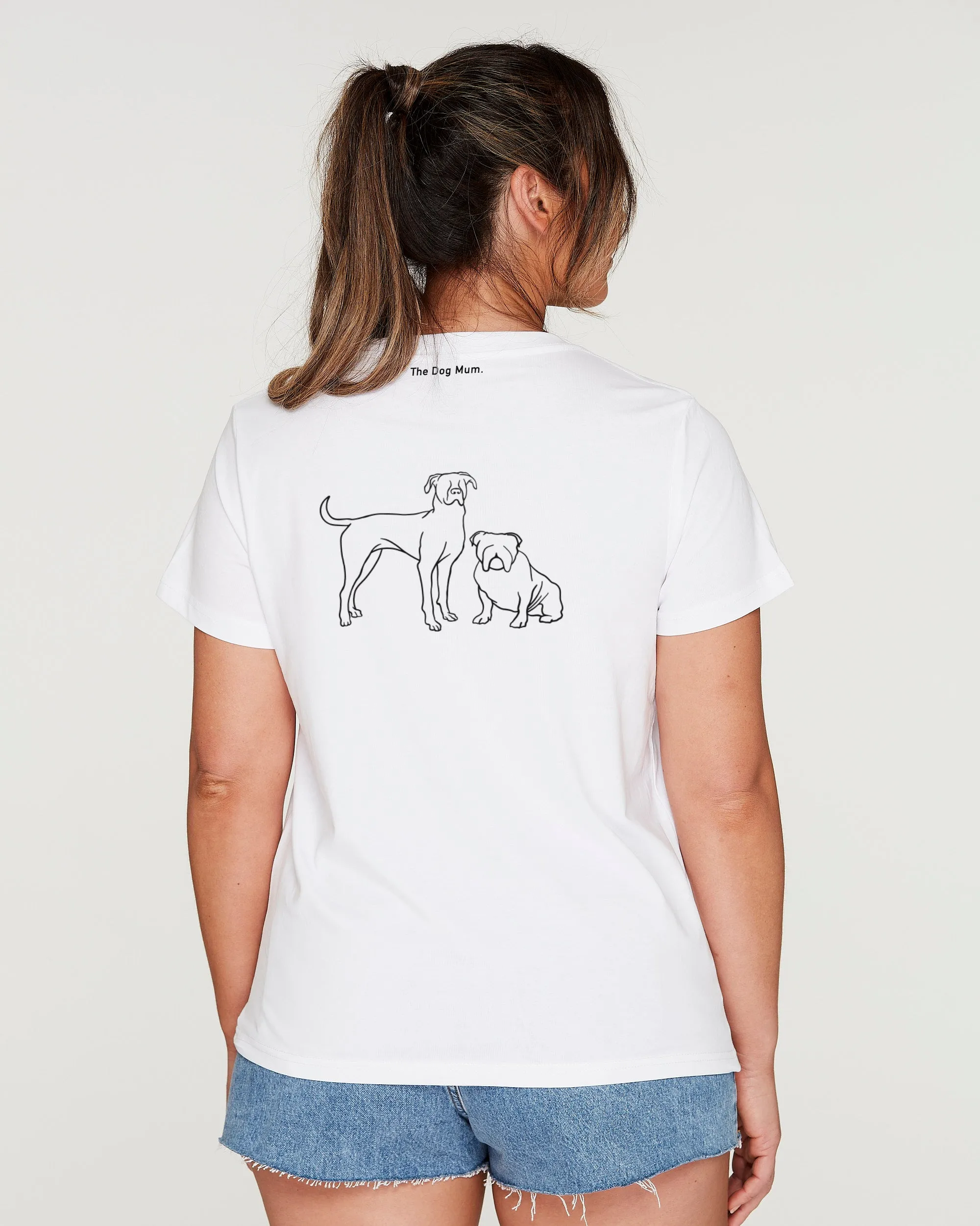 Double Breed Illustration: Ladies Classic T-shirt
