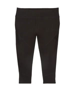 Downing High Waisted Tights with Mesh Inserts | Black