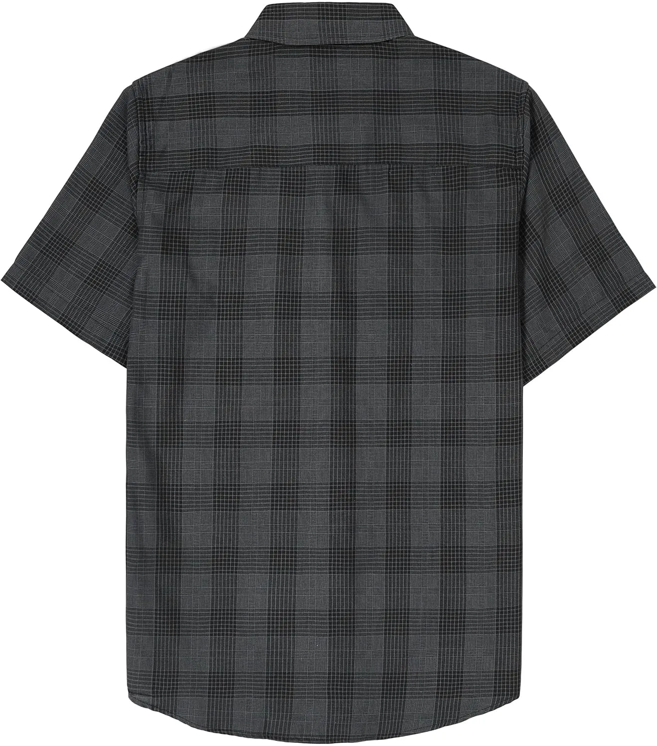 Dubinik® Mens Short Sleeve Button Down Mens Button Up Short Sleeve Two Pockets Soft Vintage Regular Fit Mens Casual Shirts