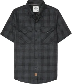 Dubinik® Mens Short Sleeve Button Down Mens Button Up Short Sleeve Two Pockets Soft Vintage Regular Fit Mens Casual Shirts